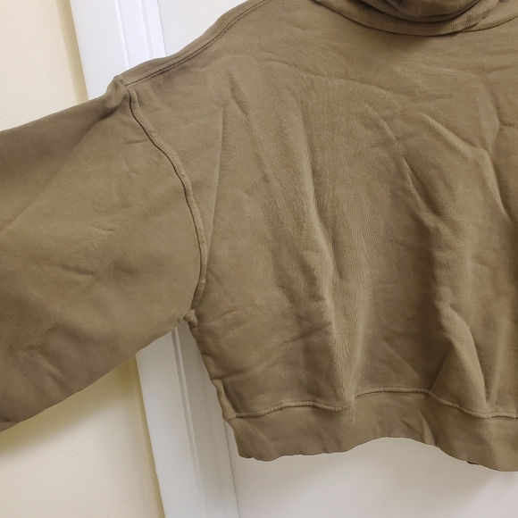 🤩New without tags Agolde cotton Ballon sleeve turtleneck sweatshirt size small - Picture 6 of 11